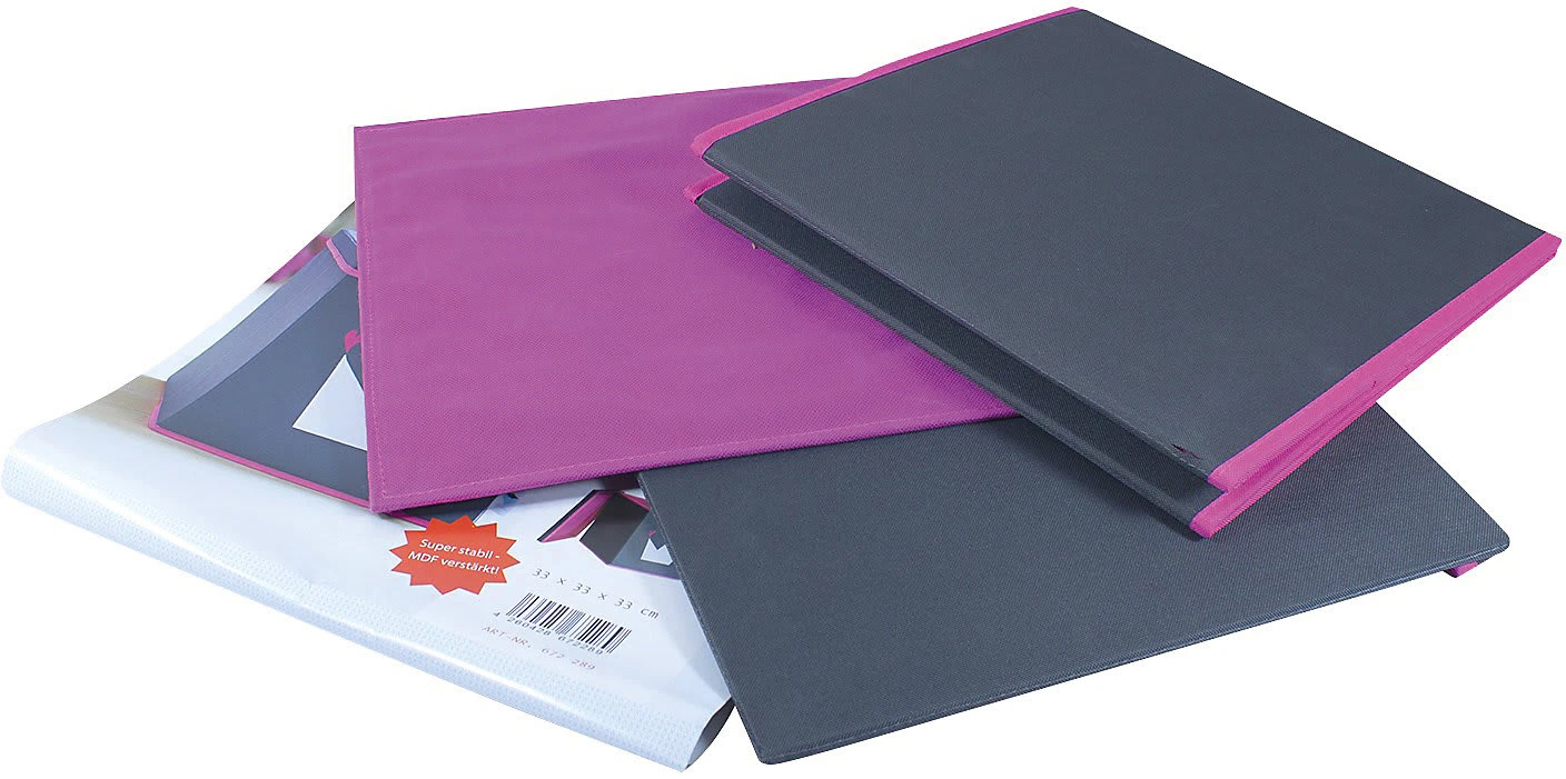 Store.it Aufbewahrungsbox Krone Grau/pink Mit Stabilem Deckel, 33 X 33 X 33 Cm – Bild 6