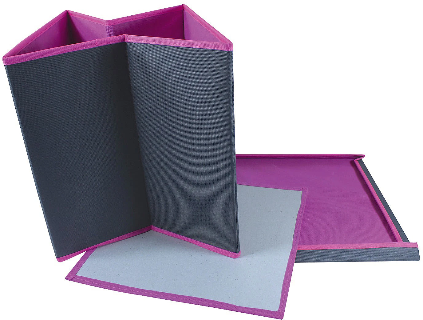 Store.it Aufbewahrungsbox Krone Grau/pink Mit Stabilem Deckel, 33 X 33 X 33 Cm – Bild 7