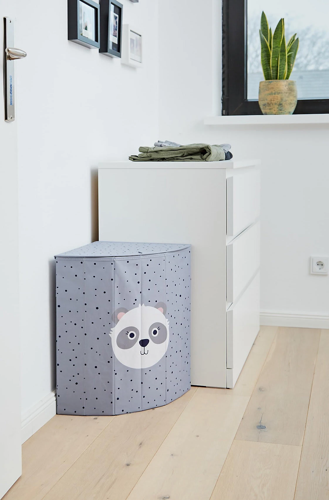 Store.it Aufbewahrungsbox Wäschekorb Panda, Mit Tragegrifen, 35 X 35 X 50 Cm – Bild 5