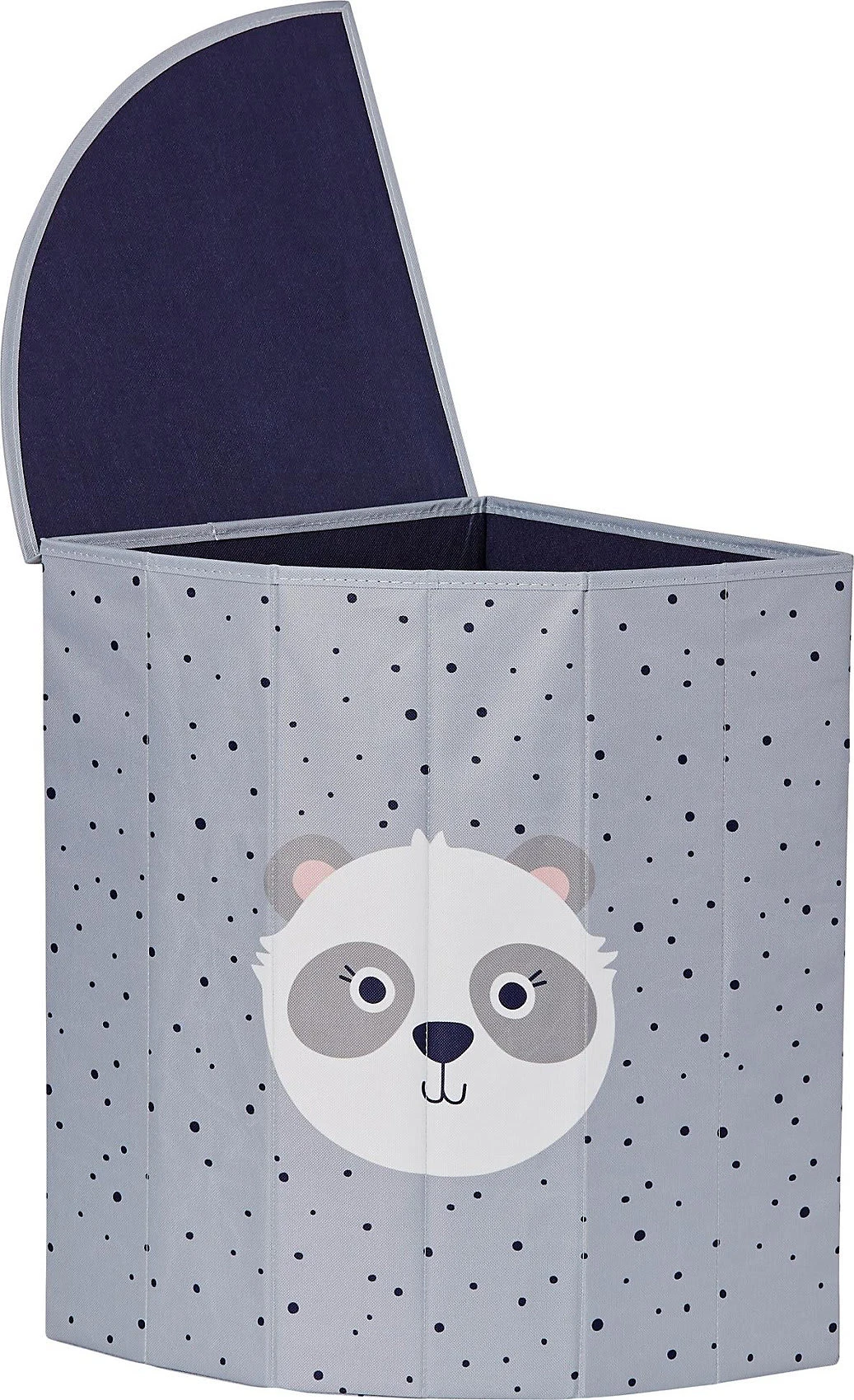 Store.it Aufbewahrungsbox Wäschekorb Panda, Mit Tragegrifen, 35 X 35 X 50 Cm