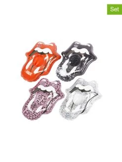 Sunny Life 4er-Set: Getränkehalter "Rolling Stones" In Bunt - (B)28 X (H)10 X (T)24 Cm