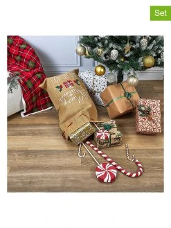 The Concept Factory 2er-Set: Weihnachtsstangen In Rot - (H)68 Cm