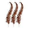 UNUS 3er Set Gartenstecker Rost Farn In Braun