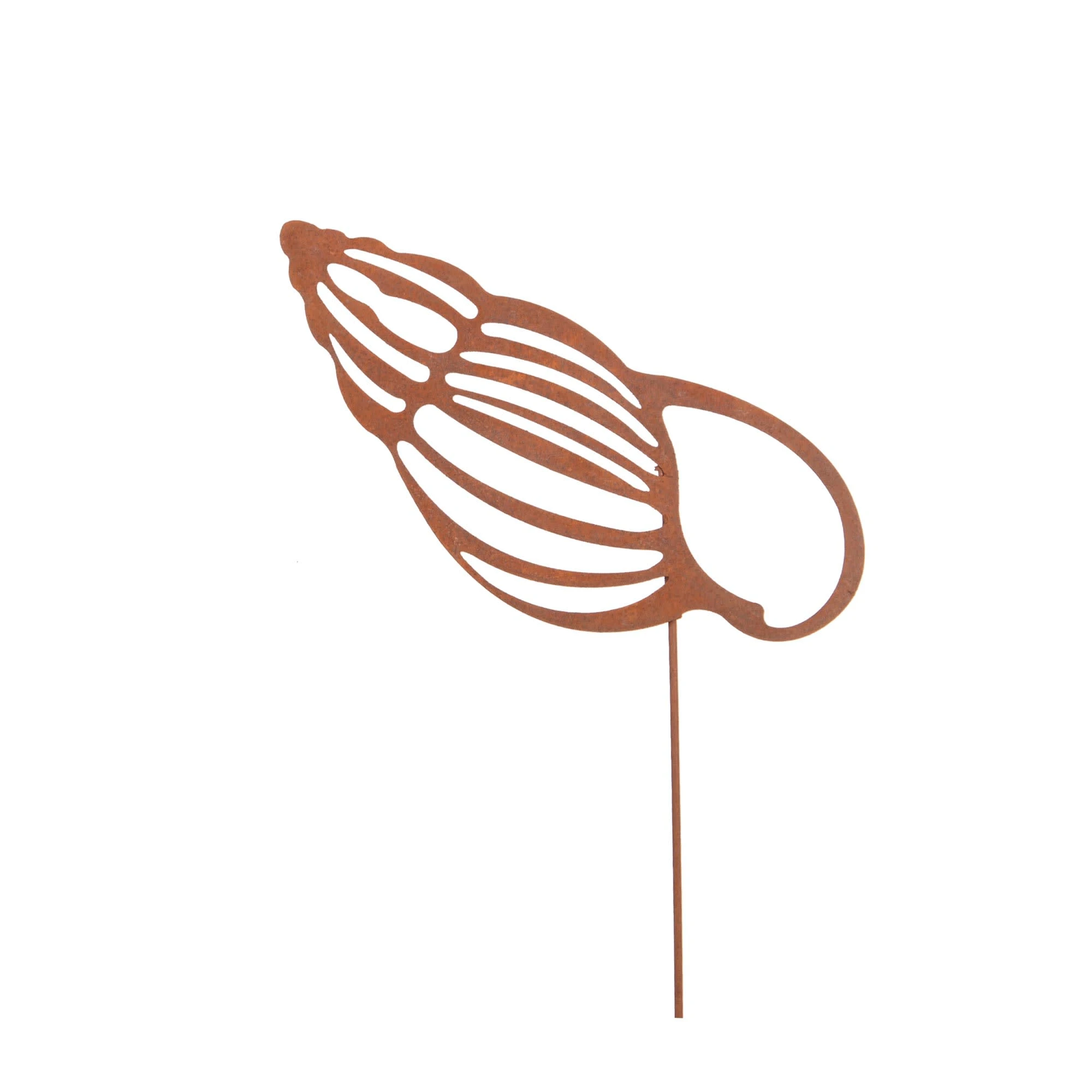 UNUS 3er Set Gartenstecker Rost Muscheln Und Seestern In Braun – Bild 3