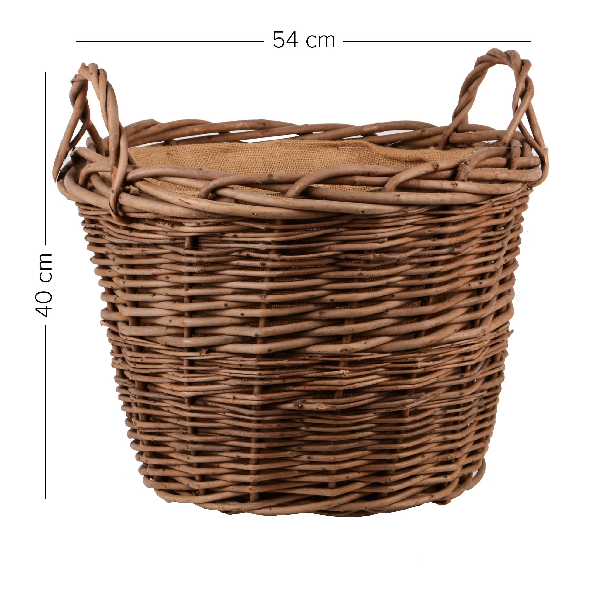 UNUS 3er Set Weidekorb In Braun – Bild 3