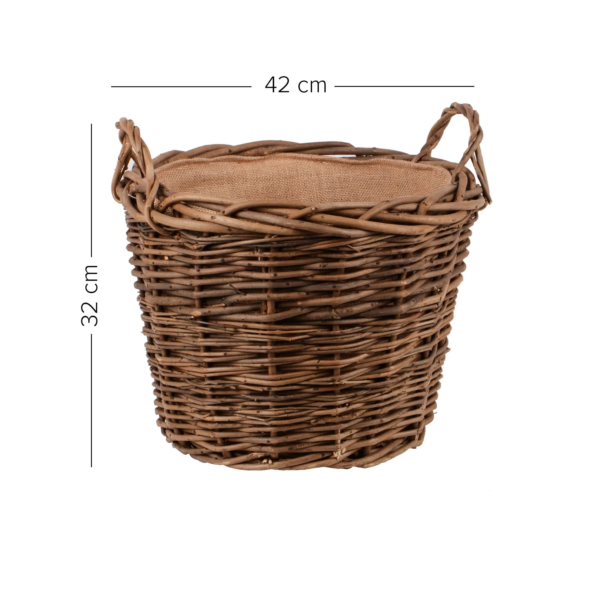 UNUS 3er Set Weidekorb In Braun – Bild 5