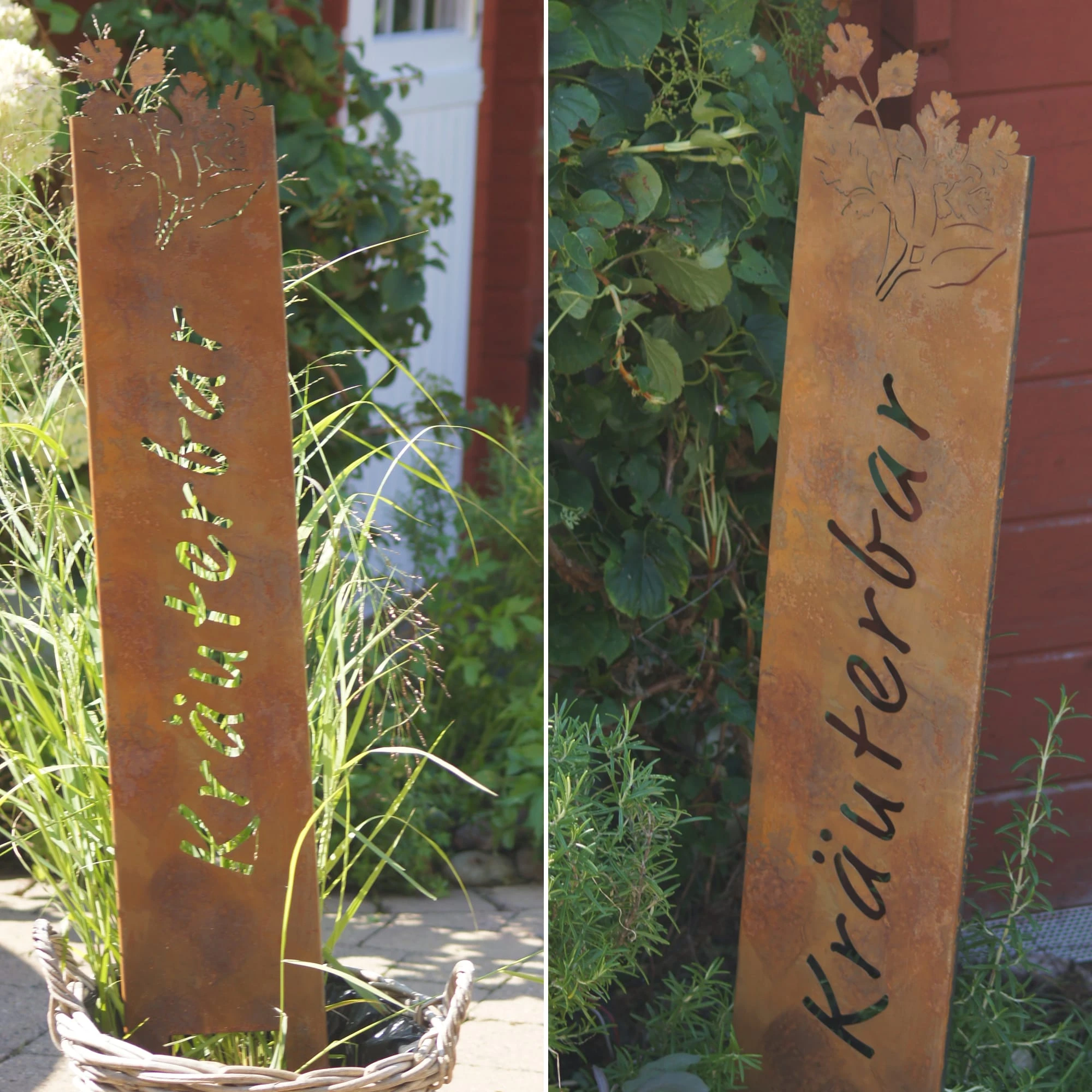 UNUS Gartenschild Kräuterbar In Silber – Bild 7