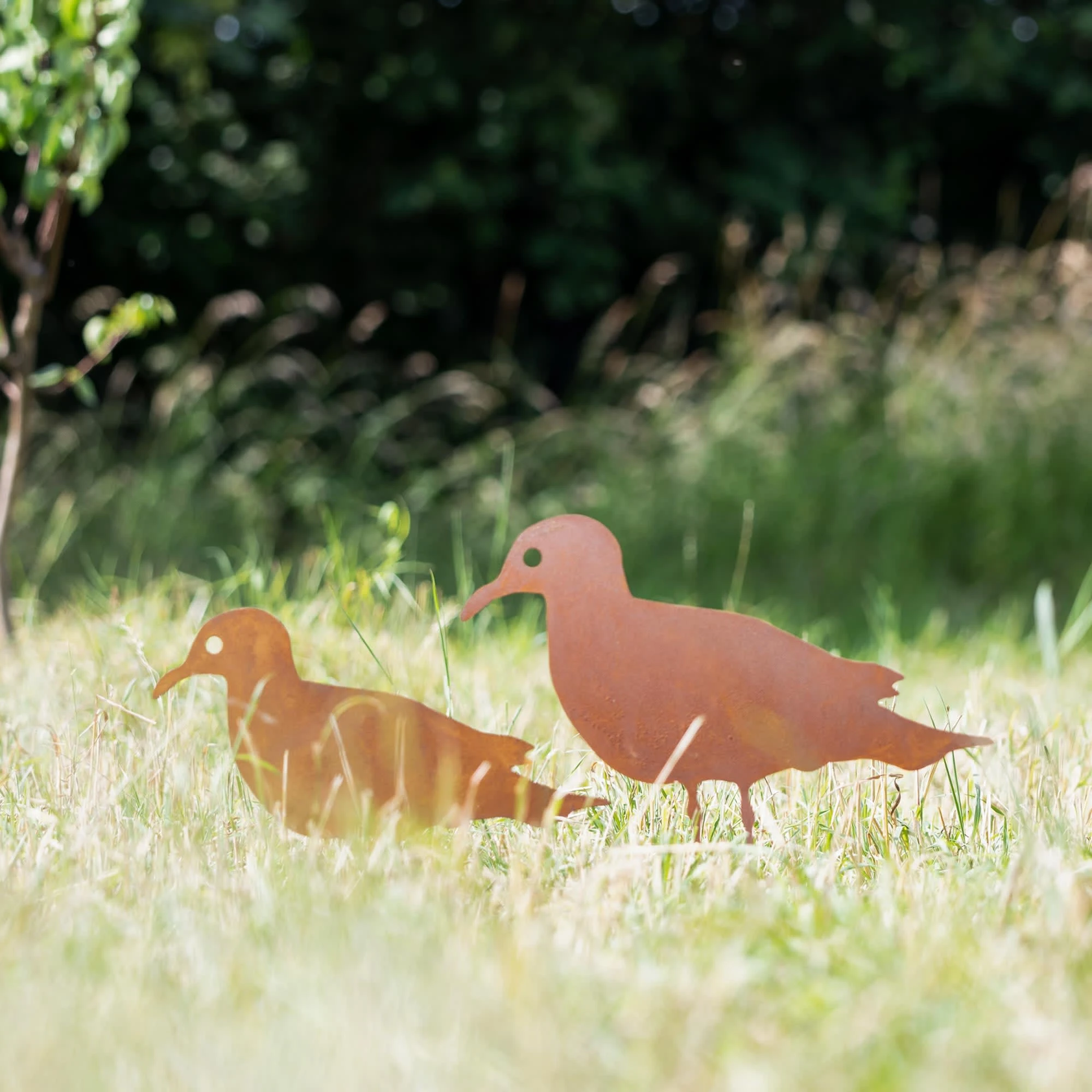 UNUS Gartenstecker Rost Möwe In Braun – Bild 3