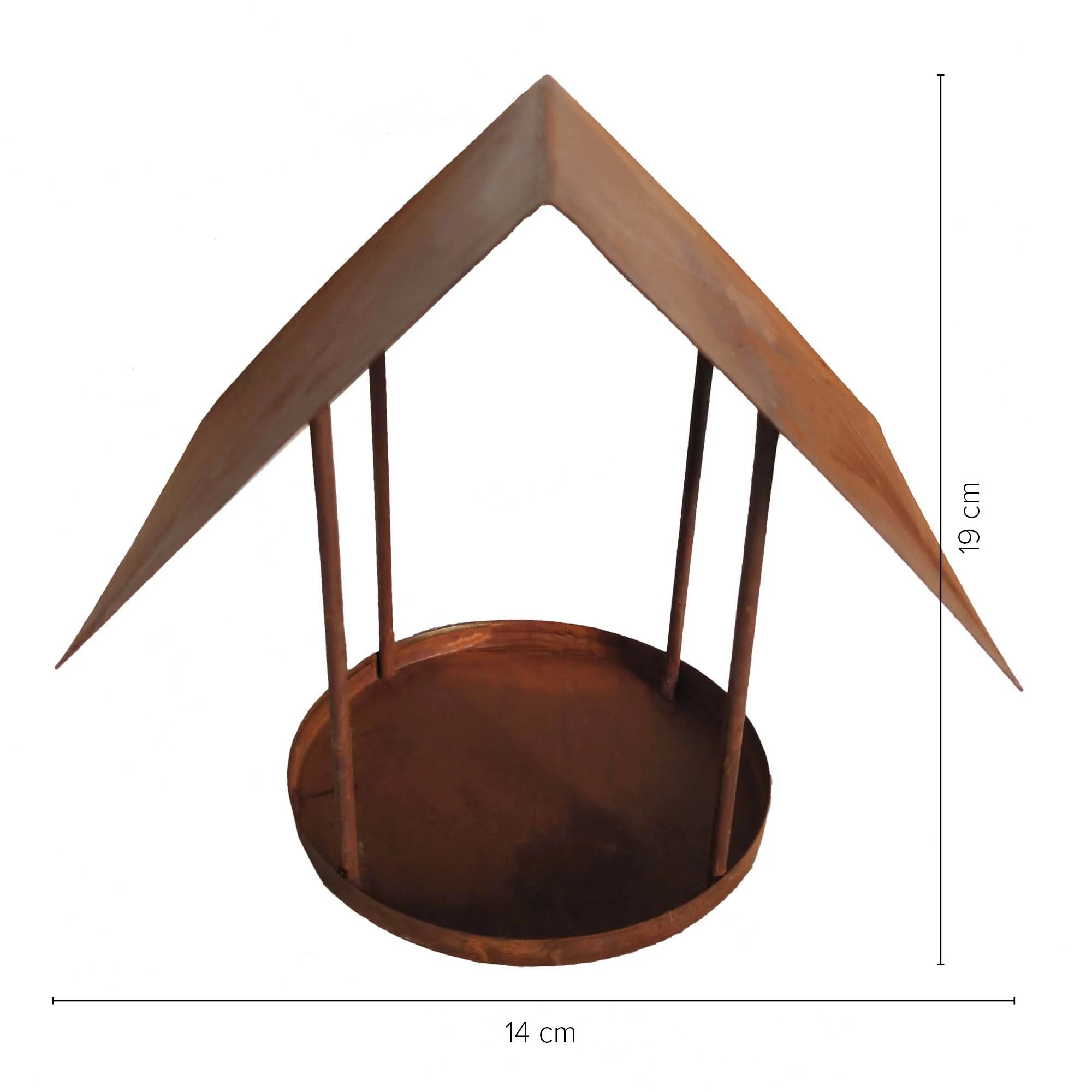 UNUS Haus Zink Rost In Braun – Bild 2