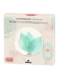 Verlag Lichterkette "Lotusblatt" In Türkis - (L)170 Cm