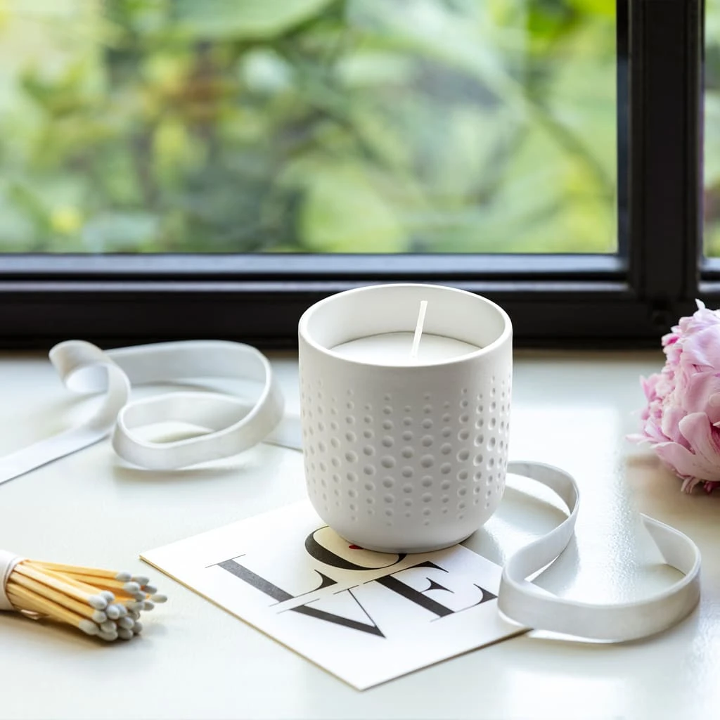 Villeroy & Boch Duftkerze Perle Sparkle Manufacture Collier Blanc In Weiß – Bild 2