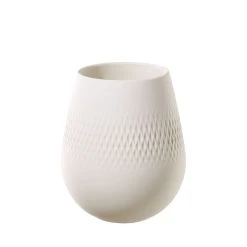 Villeroy & Boch Vase Carré Klein Manufacture Collier Blanc In Weiß