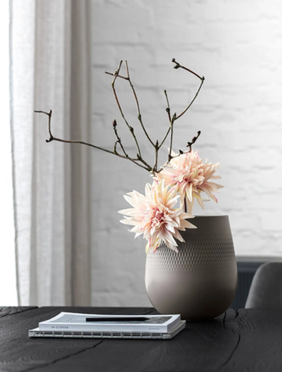 Villeroy & Boch Vase Manufacture Collier 23 Cm In Taupe – Bild 2