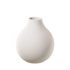 Villeroy & Boch Vase Perle Klein Manufacture Collier Blanc In Weiß