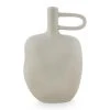 VTwonen Vase "Ecomix Decorative Sculpture With Handle Sand" In Sand - 19x9x30cm