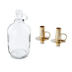 VTwonen Vasen "Set/4 Bottle Candle Holders And Vases"