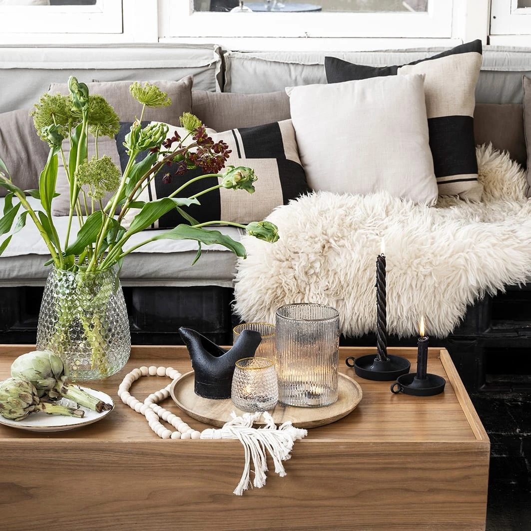 VTwonen Vasen "Vase Glass Dots" In Silber/ Transparent - (L) 20 X (B) 25cm – Bild 3