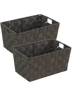 Wenko Aufbewahrungskorb Adria S Braun 2er Set In Braun