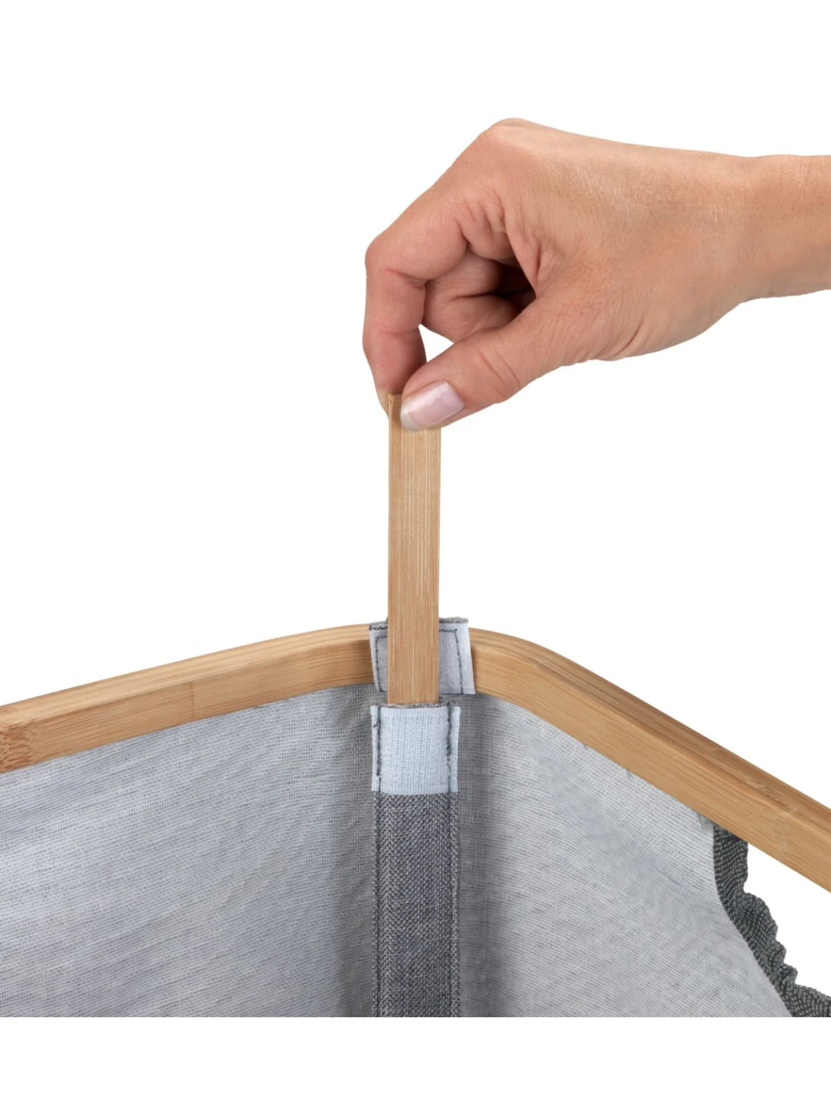 Wenko Aufbewahrungskorb Bahari Faltbar In Braun – Bild 7