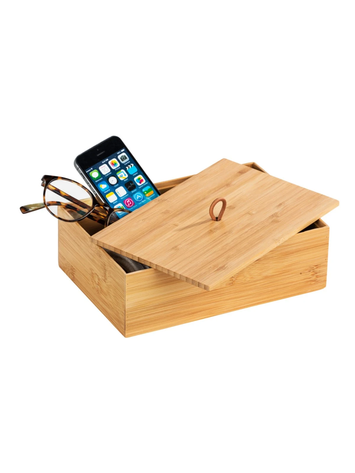 Wenko Bambus Box Terra L Mit Deckel 2er Set In Braun – Bild 9