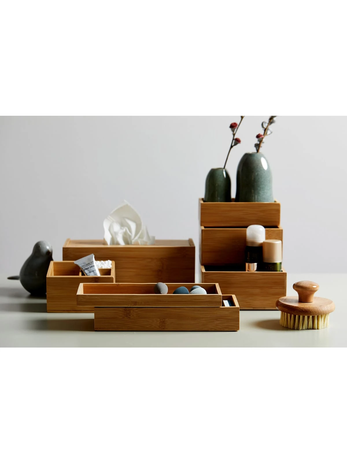 Wenko Bambus Organizer Terra 3 Fächer 2er Set In Braun – Bild 14