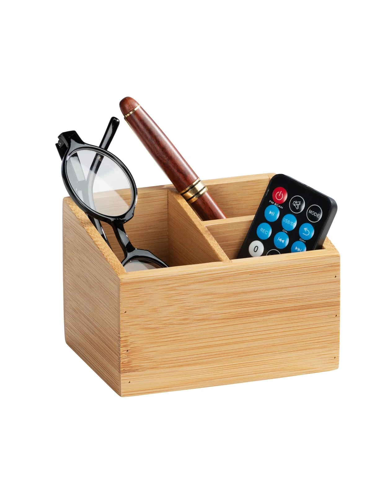 Wenko Bambus Organizer Terra 3 Fächer 2er Set In Braun – Bild 4