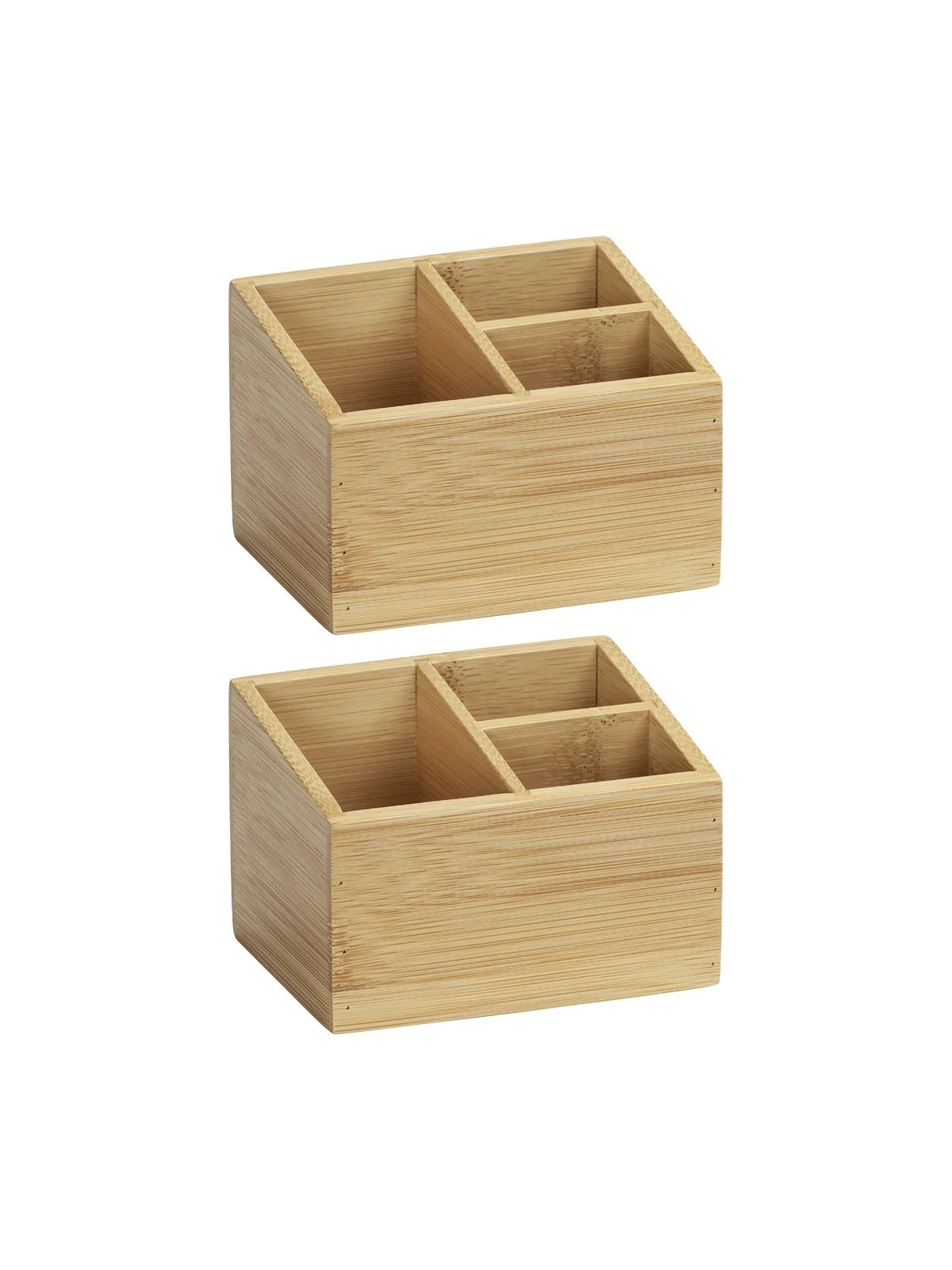 Wenko Bambus Organizer Terra 3 Fächer 2er Set In Braun – Bild 9