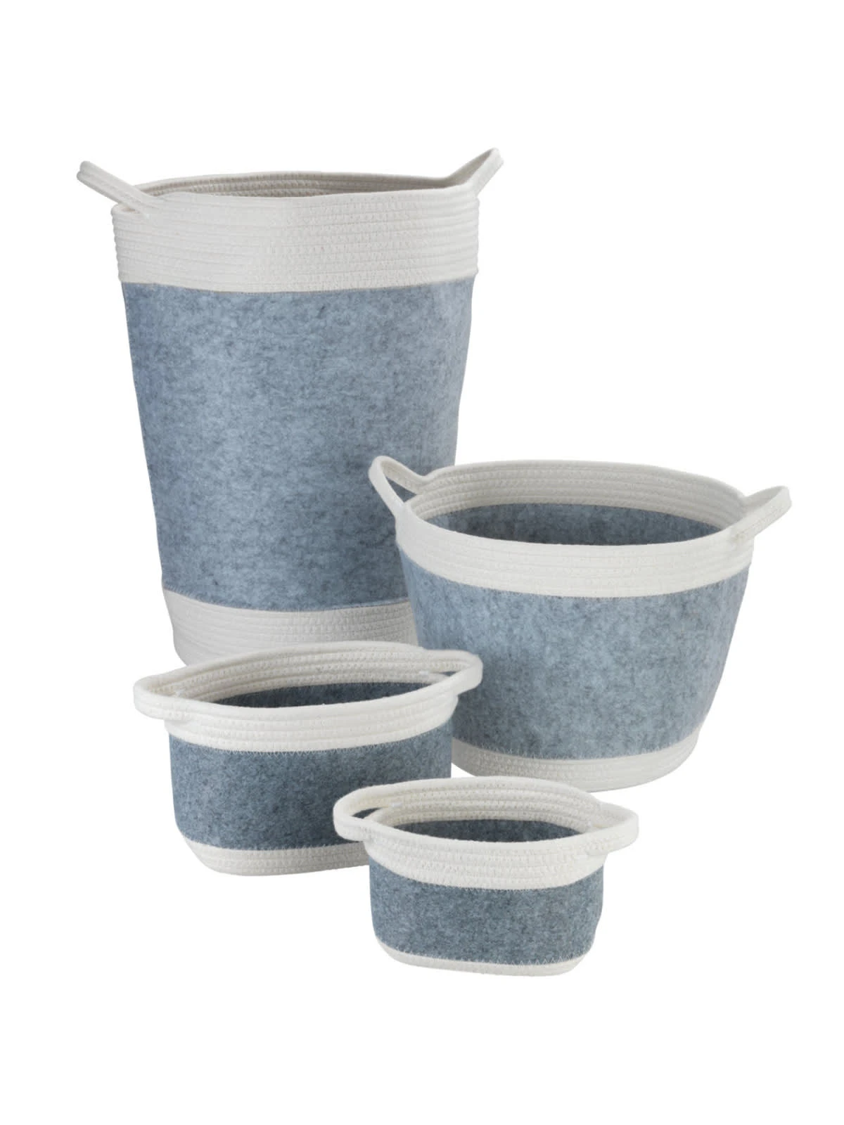 Wenko Filz Aufbewahrungskorb Bea L Hellgrau In Weiß – Bild 12