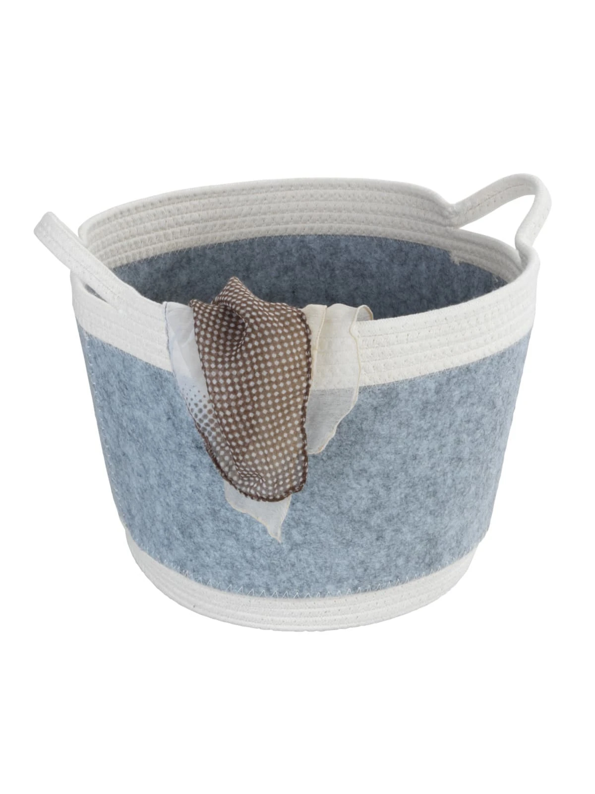 Wenko Filz Aufbewahrungskorb Bea L Hellgrau In Weiß – Bild 19