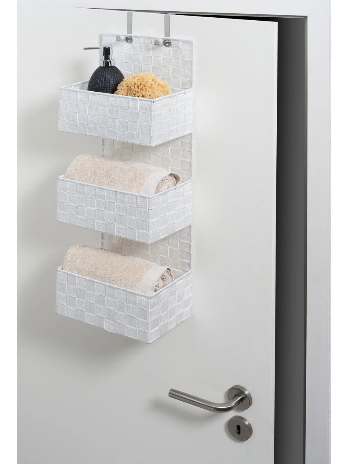 Wenko Organizer Adria Weiß Zum Hängen 3 Etagen In Weiß – Bild 3