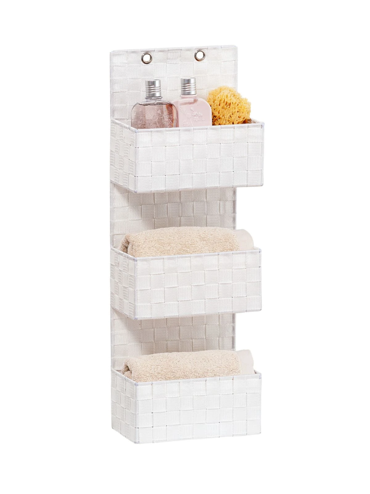 Wenko Organizer Adria Weiß Zum Hängen 3 Etagen In Weiß – Bild 8