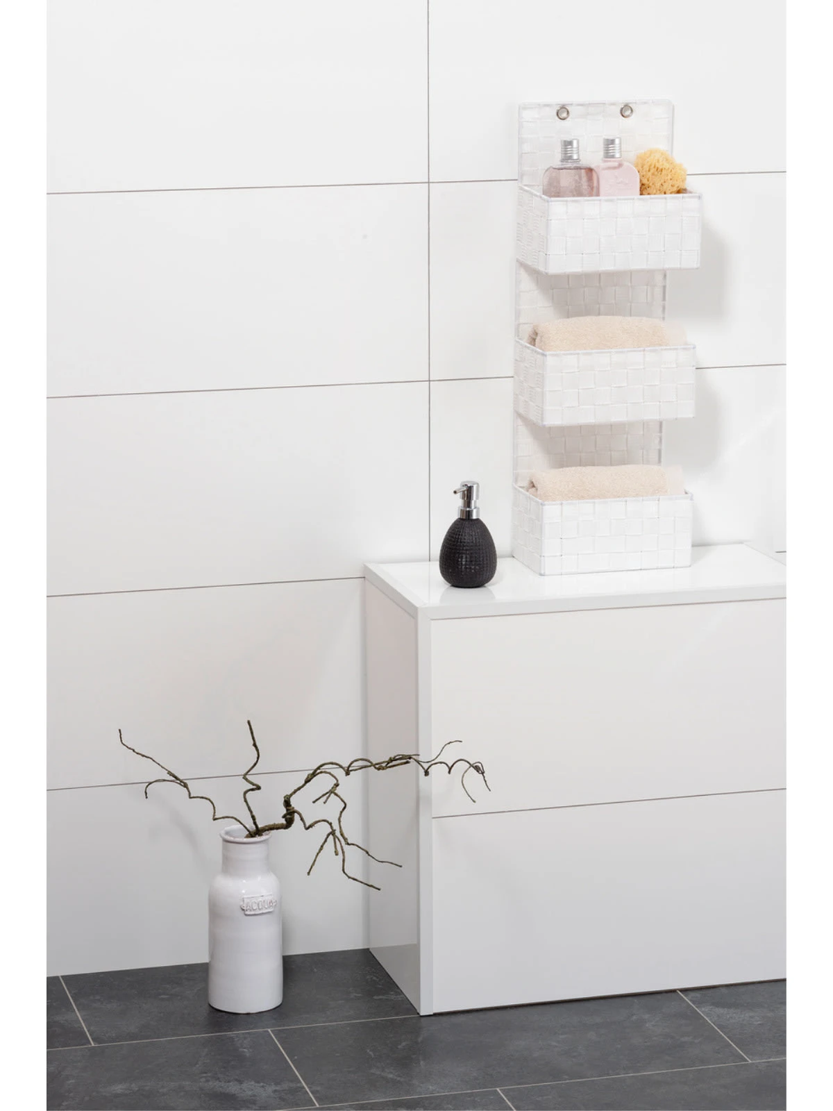 Wenko Organizer Adria Weiß Zum Hängen 3 Etagen In Weiß – Bild 10