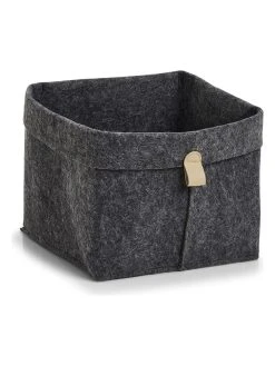 Zeller Aufbewahrungskorb In Anthrazit - (B)24 X (H)25 X (T)24 Cm