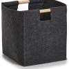Zeller Aufbewahrungskorb In Anthrazit - (B)30 X (H)35 X (T)30 Cm