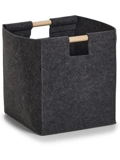 Zeller Aufbewahrungskorb In Anthrazit - (B)30 X (H)35 X (T)30 Cm