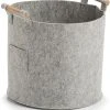Zeller Aufbewahrungskorb In Grau - (H)32,5 X Ø 35 Cm