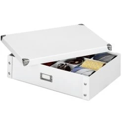 Zeller Present Krawatten- Und Gürtelbox In Weiß