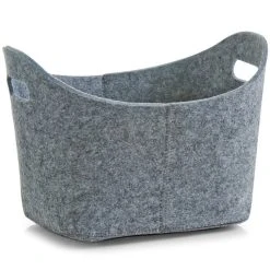 Zeller Present Wäschekorb In Grau