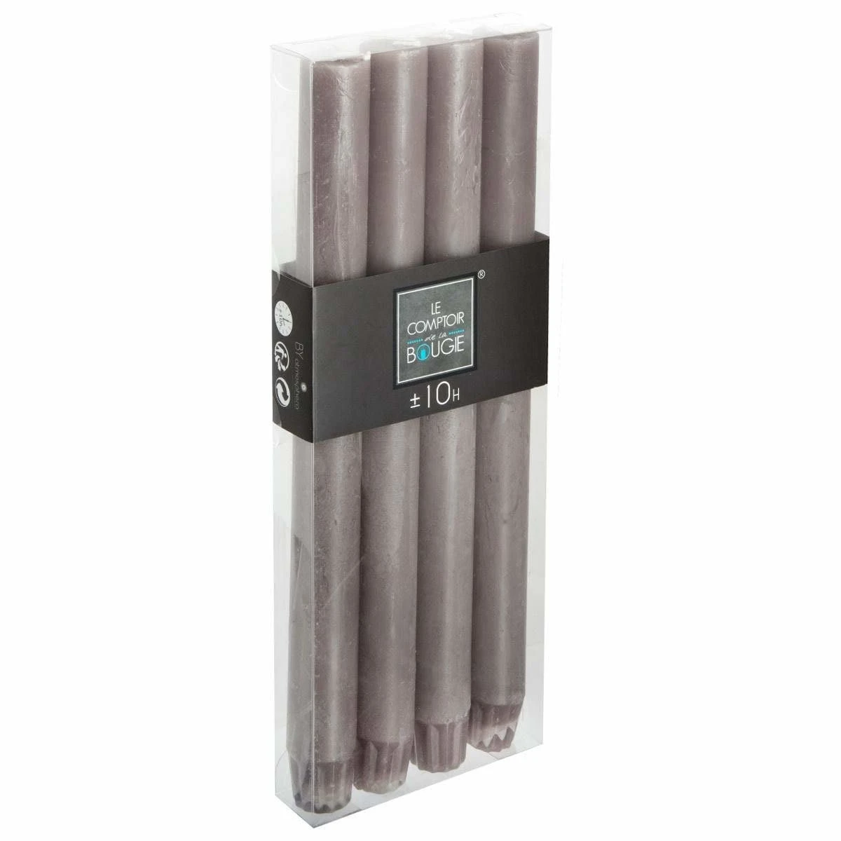 5five Simply Smart Kerzen 4er-Set In Braun – Bild 2