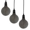 AMARE 3er Set Designleuchte Glow Mit Netzstecker G In Smoky
