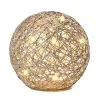 AMARE LED Kugel Ball Flechtoptik NICHT ERFORDERLICH In Gold