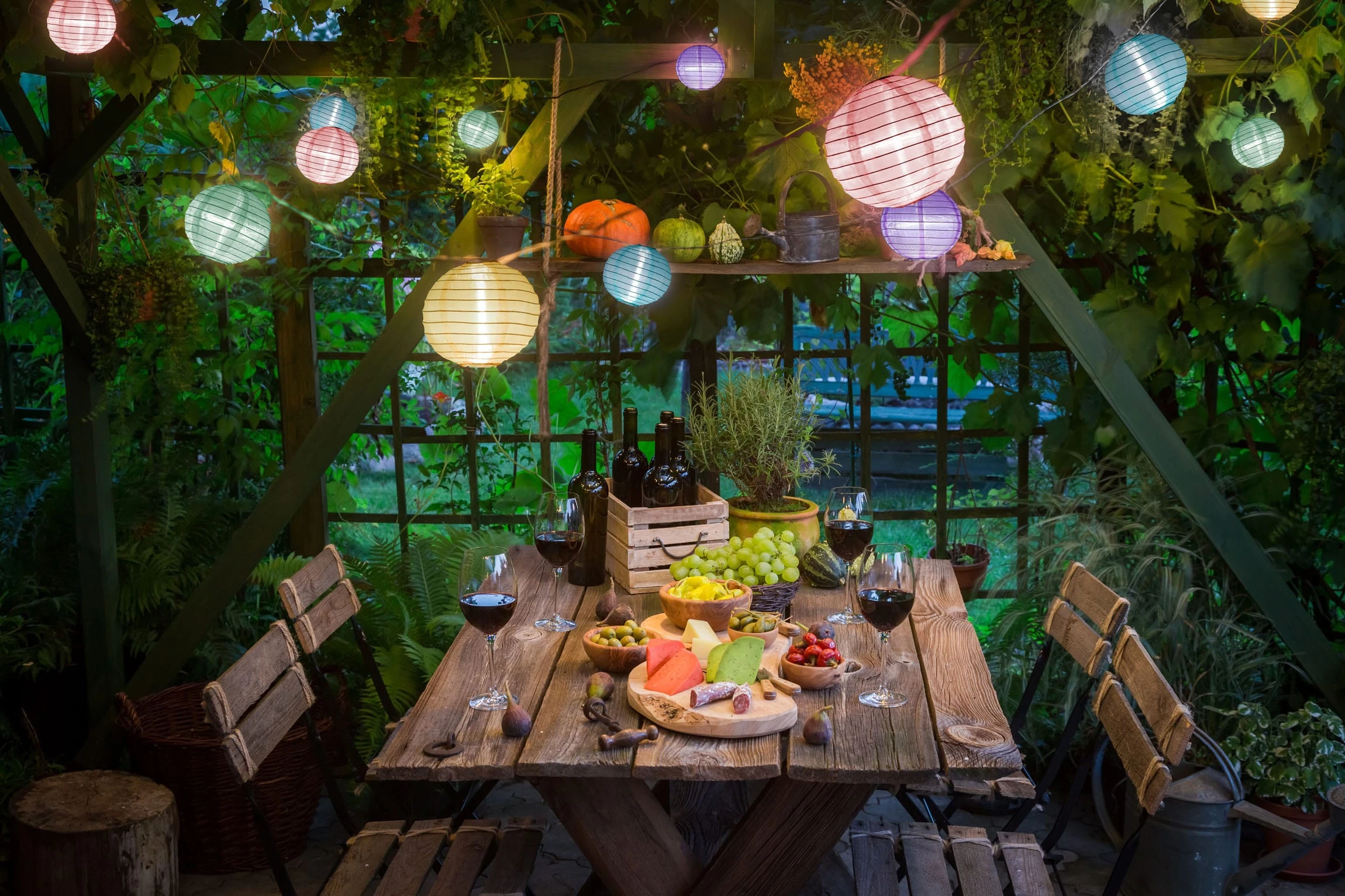 AMARE LED Lampion Lampenkette G In Pastell – Bild 9