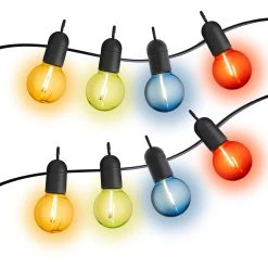 AMARE Retro Lampen Filament-Leuchte EEK G In Bunt