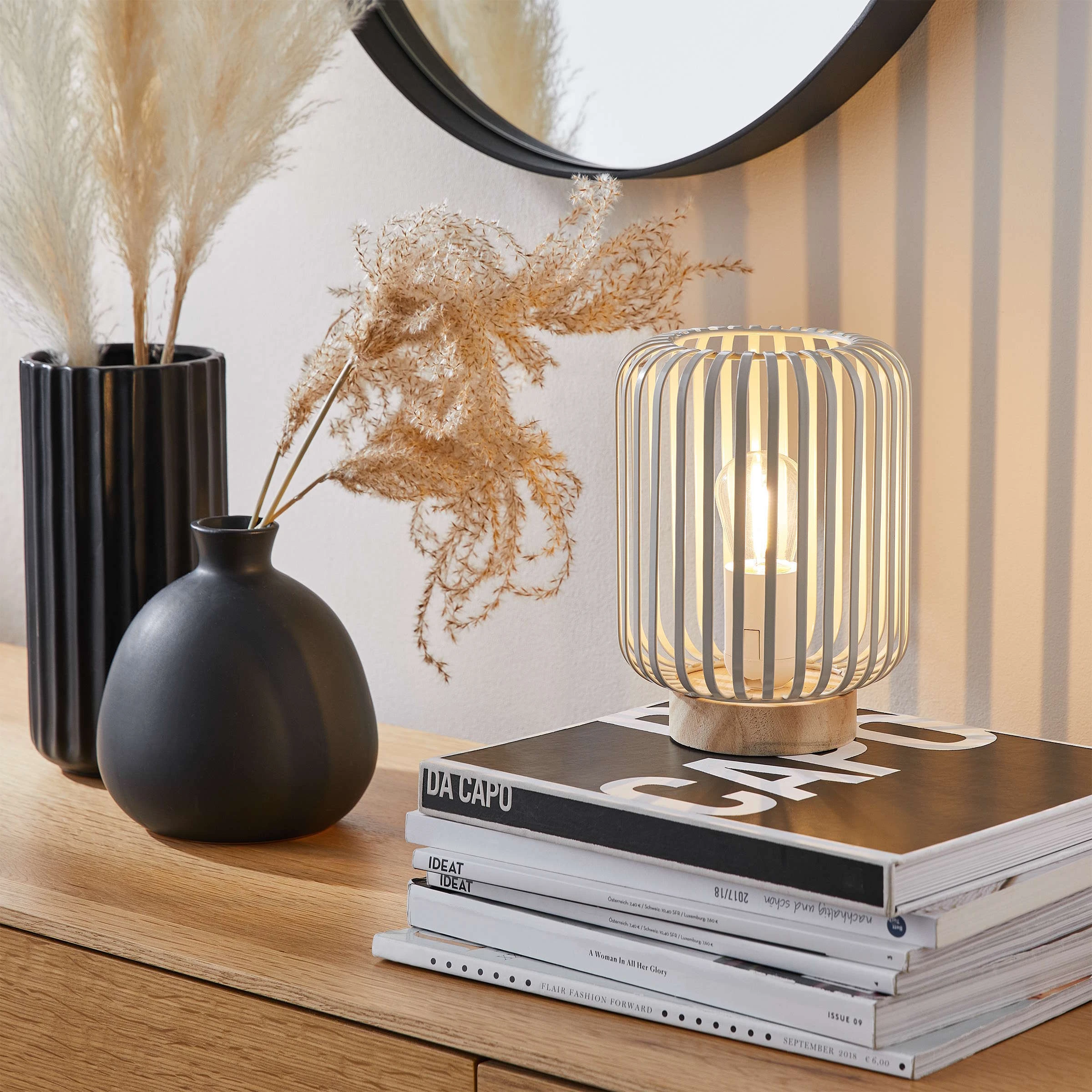 Butlers LED Laterne Höhe 19cm NORDICA In Beige – Bild 3