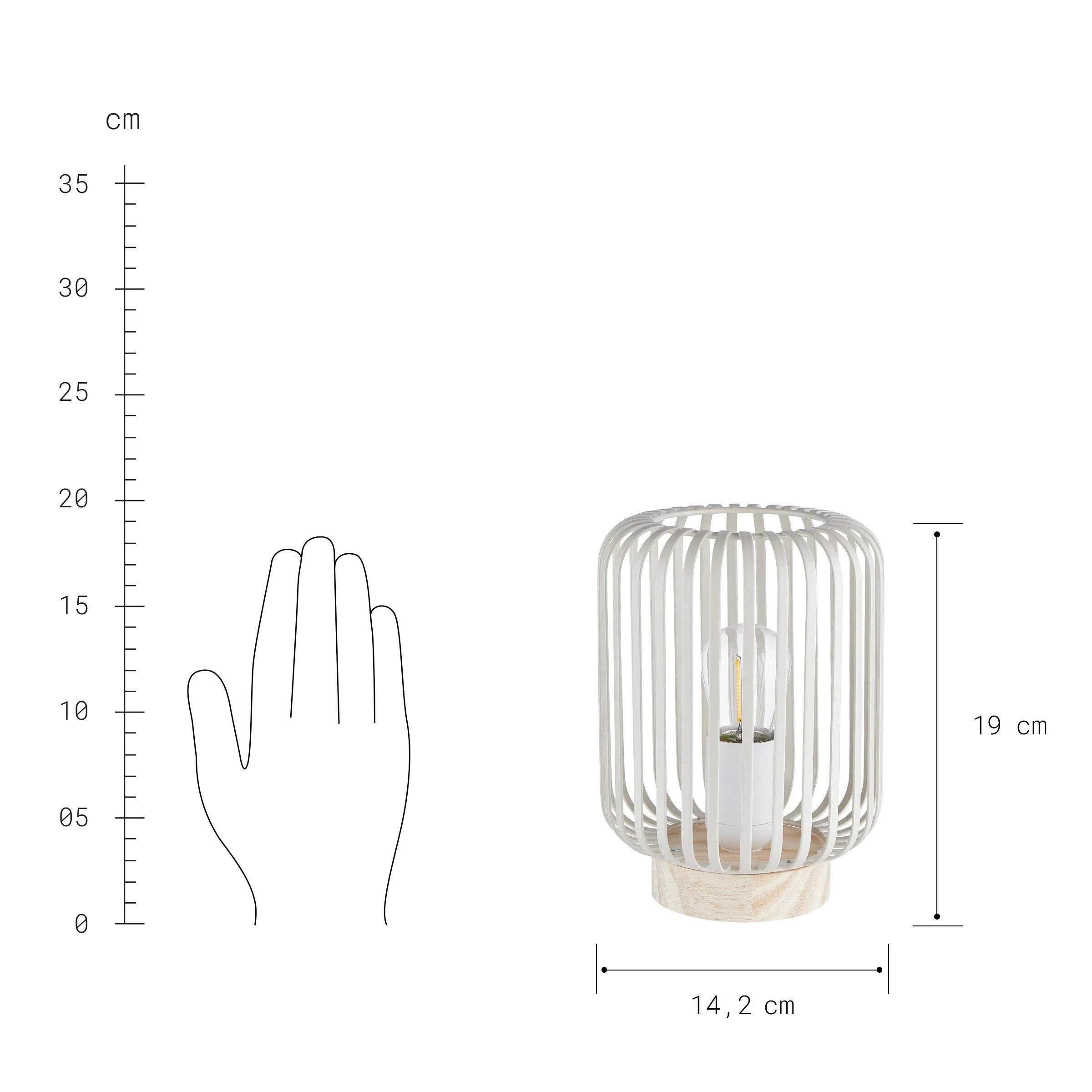 Butlers LED Laterne Höhe 19cm NORDICA In Beige – Bild 5