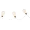 Butlers LED-Lichterkette 10 Lichter Mit USB-Batteriefach BULB LIGHTS In Transparent