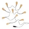 Butlers LED Lichterkette Mit Naturseil 10 Lichter Und Stecker BULB LIGHTS In Bronze
