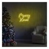 Colorful Cotton LED-Dekoleuchte "Merry Christmas" In Gelb - (B)43 X (H)33 Cm