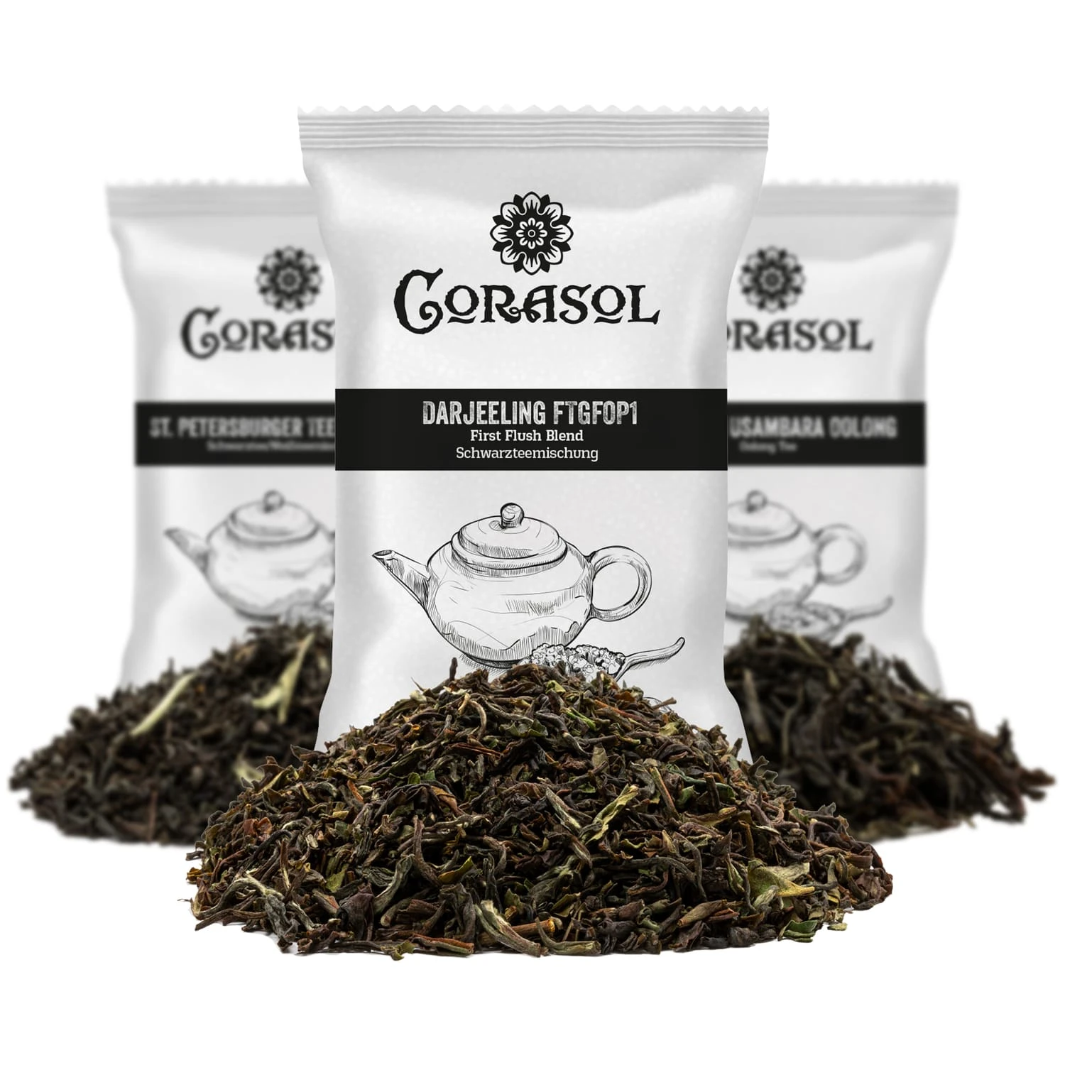 CORASOL Premium Schwarztee-Adventskalender 24 Sorten Aus Aller Welt – Bild 2