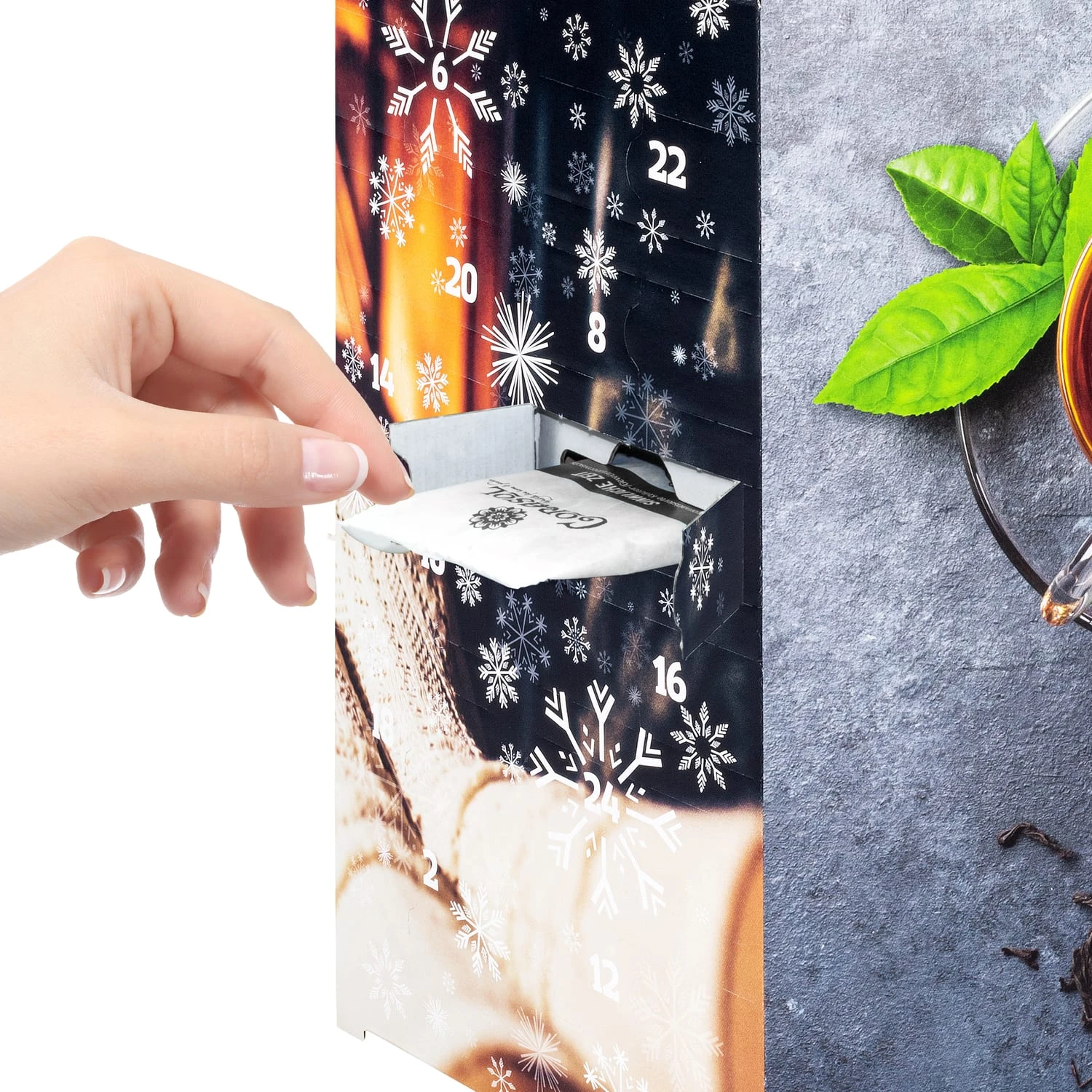CORASOL Premium Schwarztee-Adventskalender 24 Sorten Aus Aller Welt – Bild 6